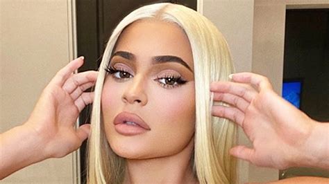 kylie jenner in gucci bra|Kylie Jenner Showed Off Her Platinum Blonde Hair in a See .